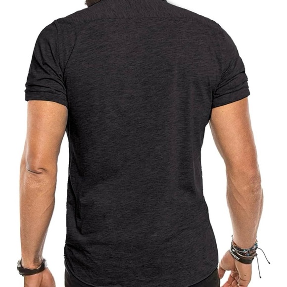 elselect Casual Button-Down Cotton Long Sleeve Stretchy Business Formal - Picture 3 of 5